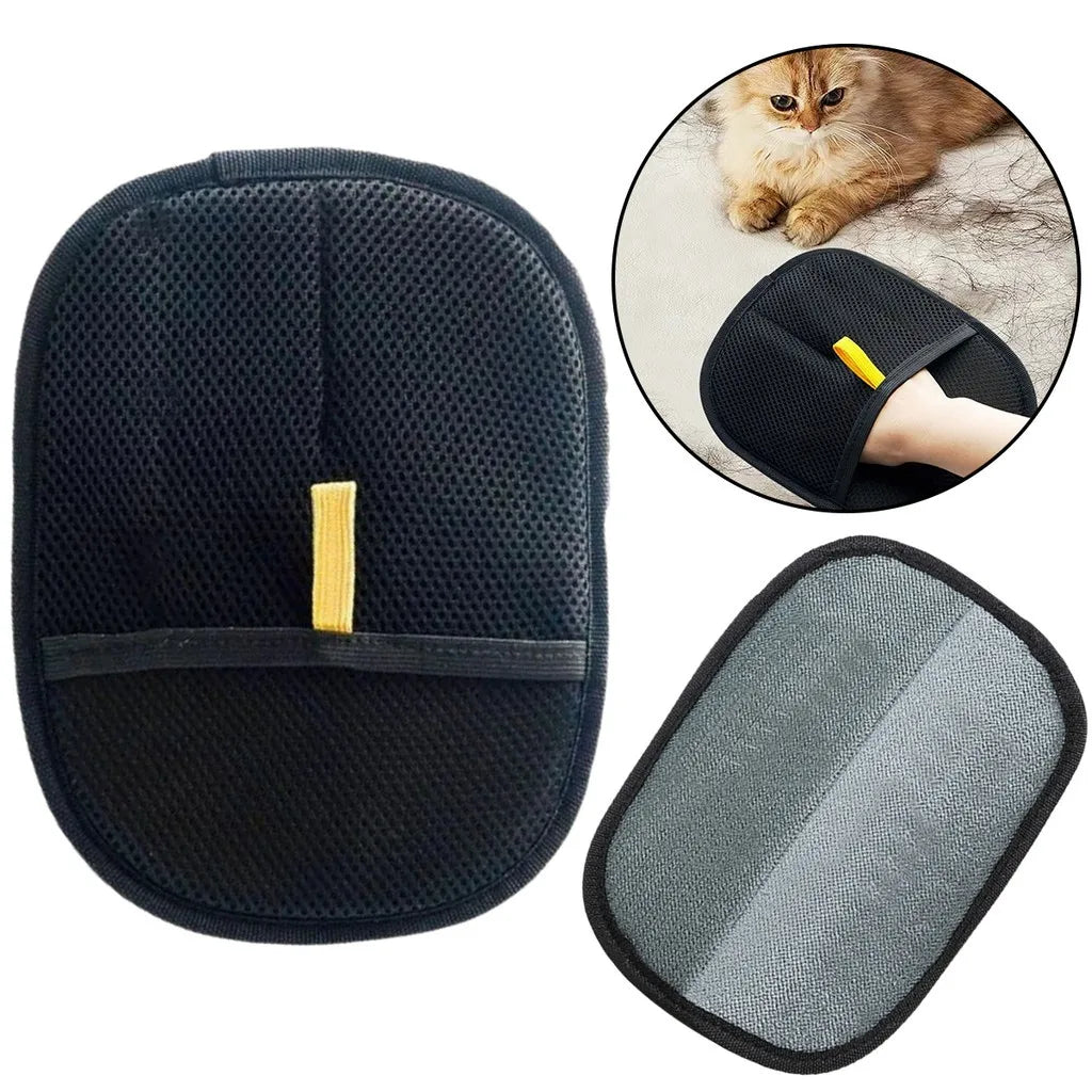 Luva Removedora de Pelos de Pets - Escova Dupla Face para Cães e Gatos, Reutilizável