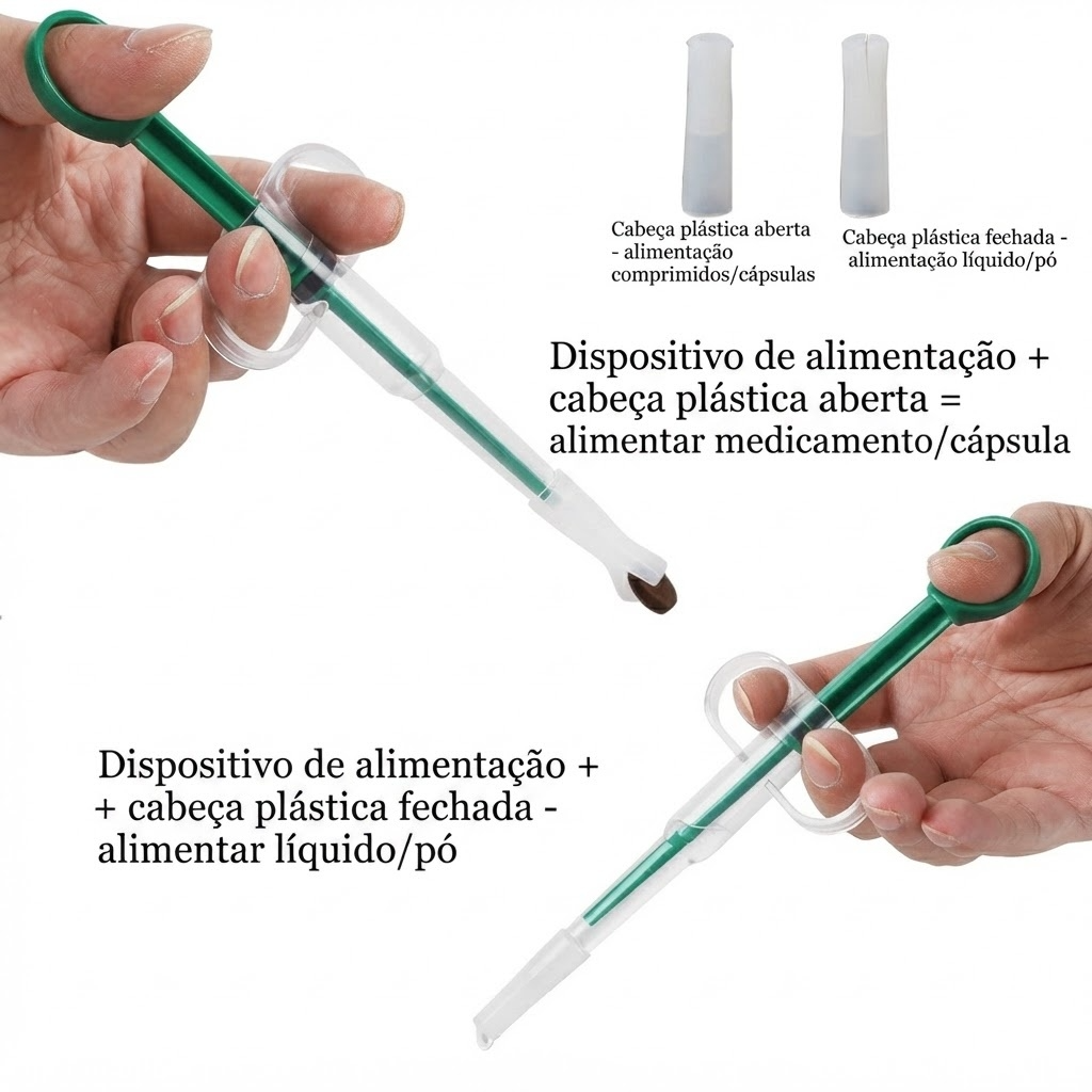 Dosador de Alimentos e Medicamentos para Cães e Gatos