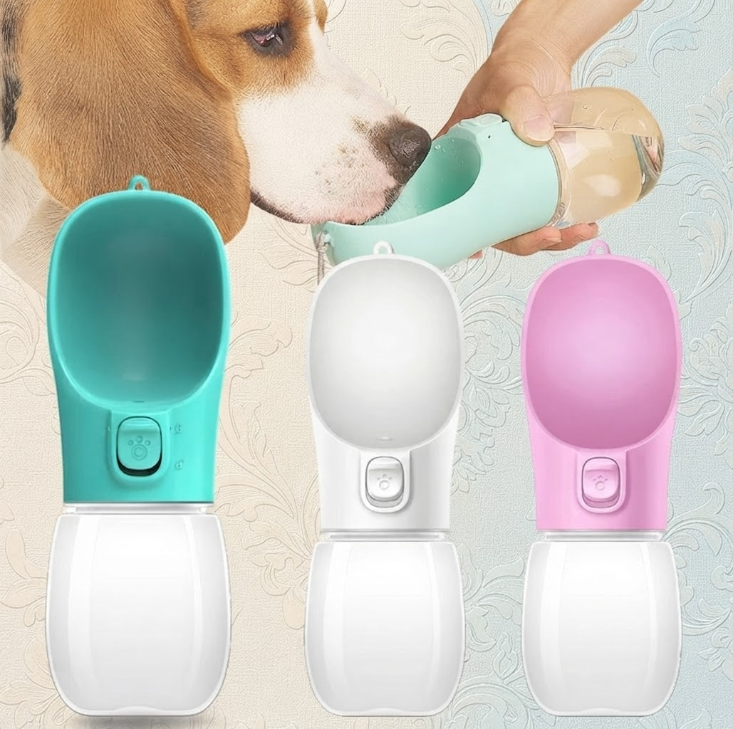 Garrafa de Água Portátil para Cães e Gatos