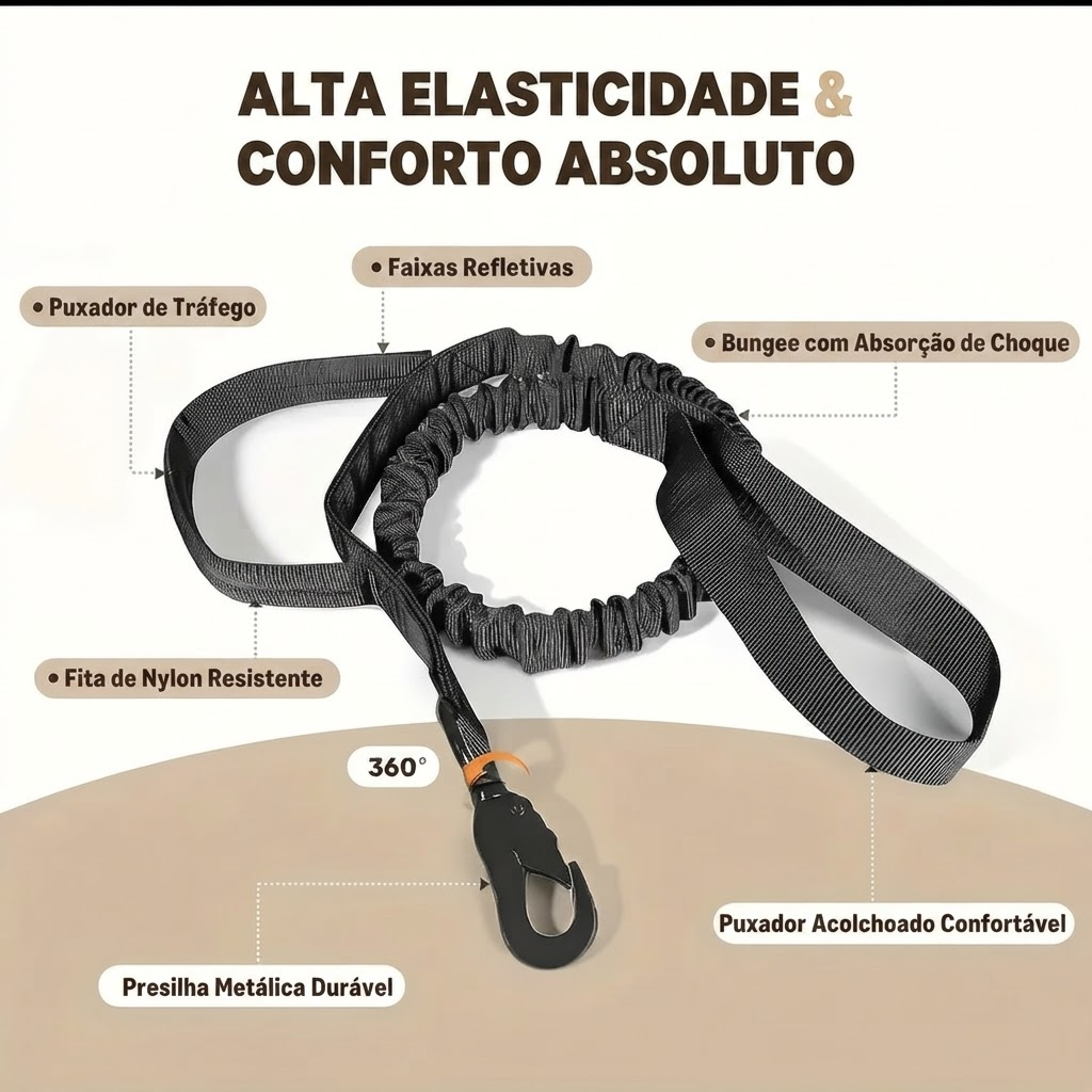 Coleira Tática Militar para Cães