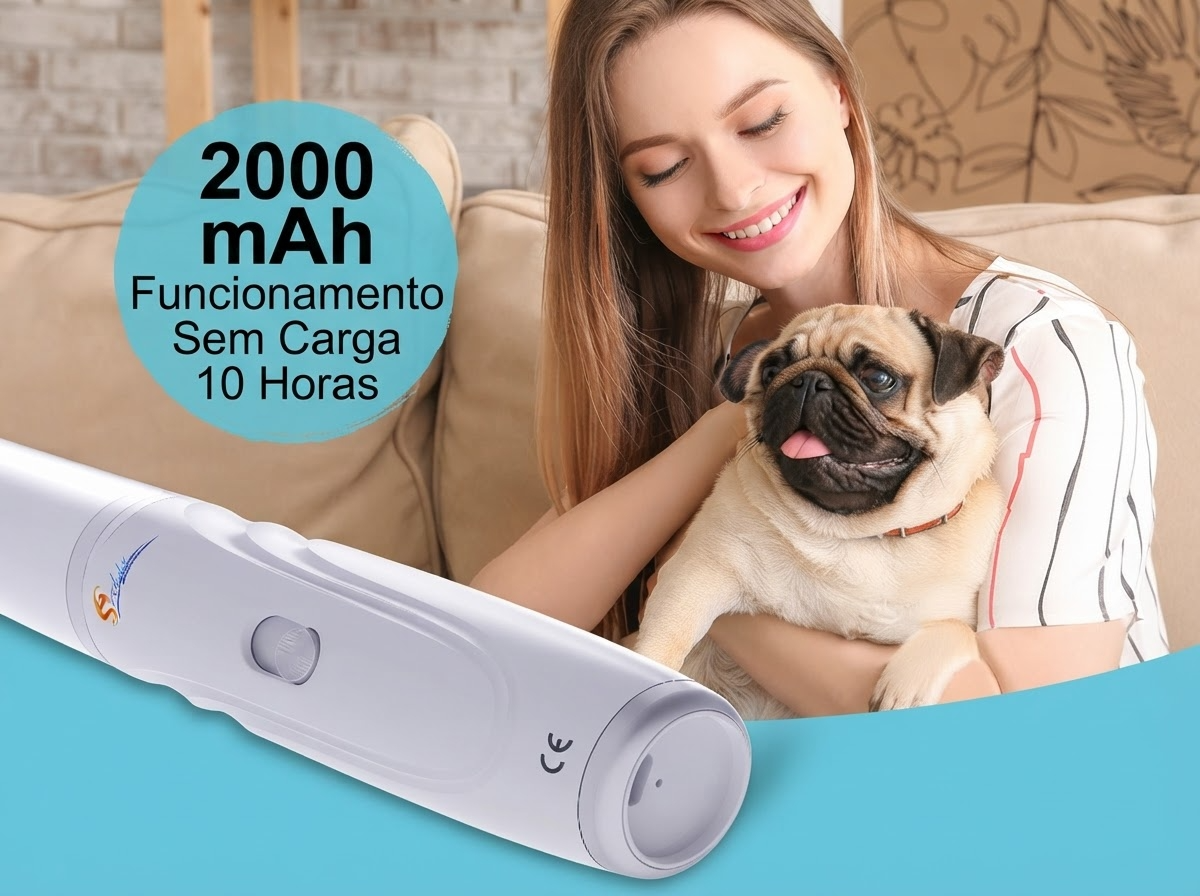 Lixa Elétrica para Unhas de Cães e Gatos