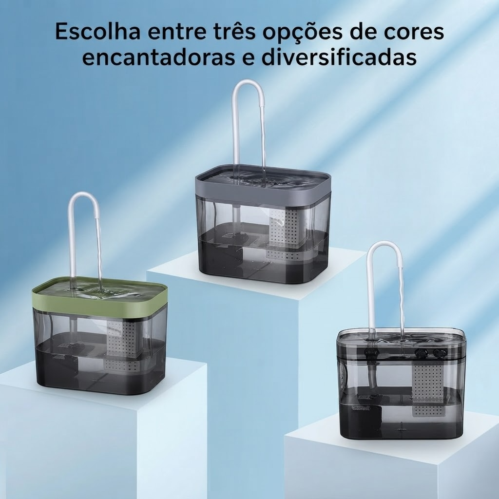 Fonte de Água Automática para Pets