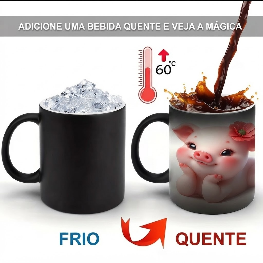 Xícara de Café em Porcelana Estilo Europeu - 320ml