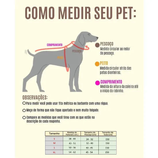 Coleira Peitoral Ajustável Para Cães Gatos, Passeio Confortável, Material Nylon Ergonômico Seguro