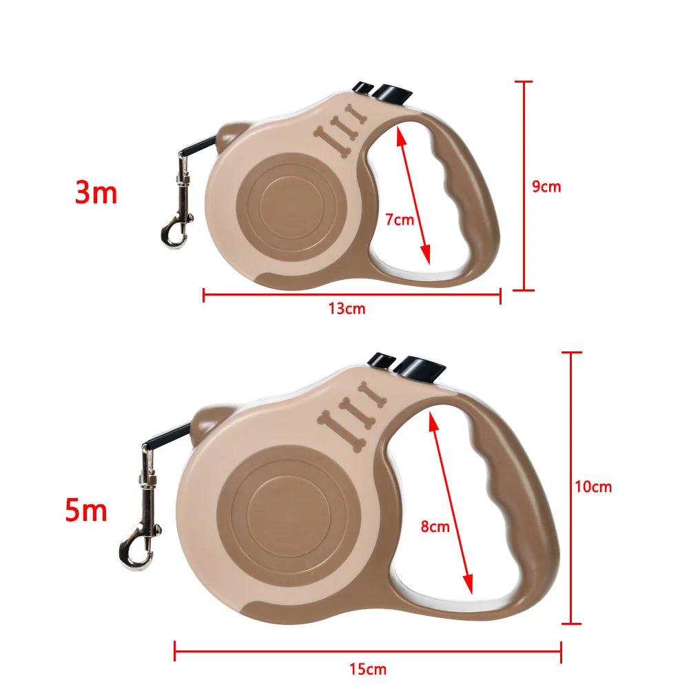 Guia Retrátil para Cães e Gatos (3m / 5m)