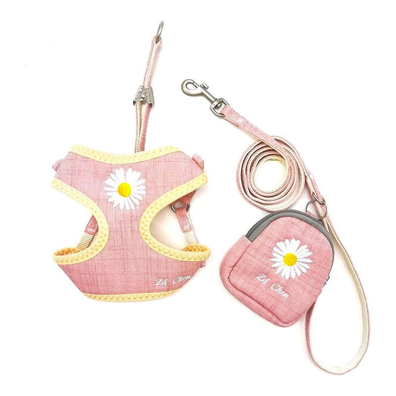 Kit Peitoral e Guia para Cães Pequenos
