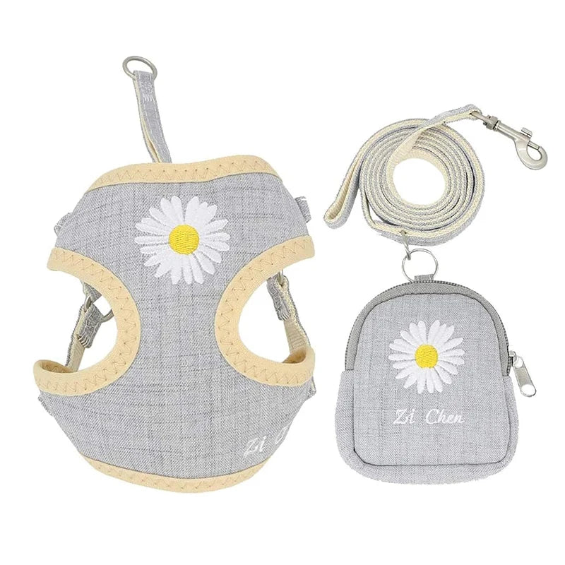 Kit Peitoral e Guia para Cães Pequenos