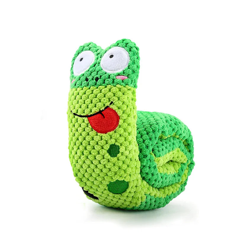 Brinquedo Sapinho de Pelúcia com Som para Cães