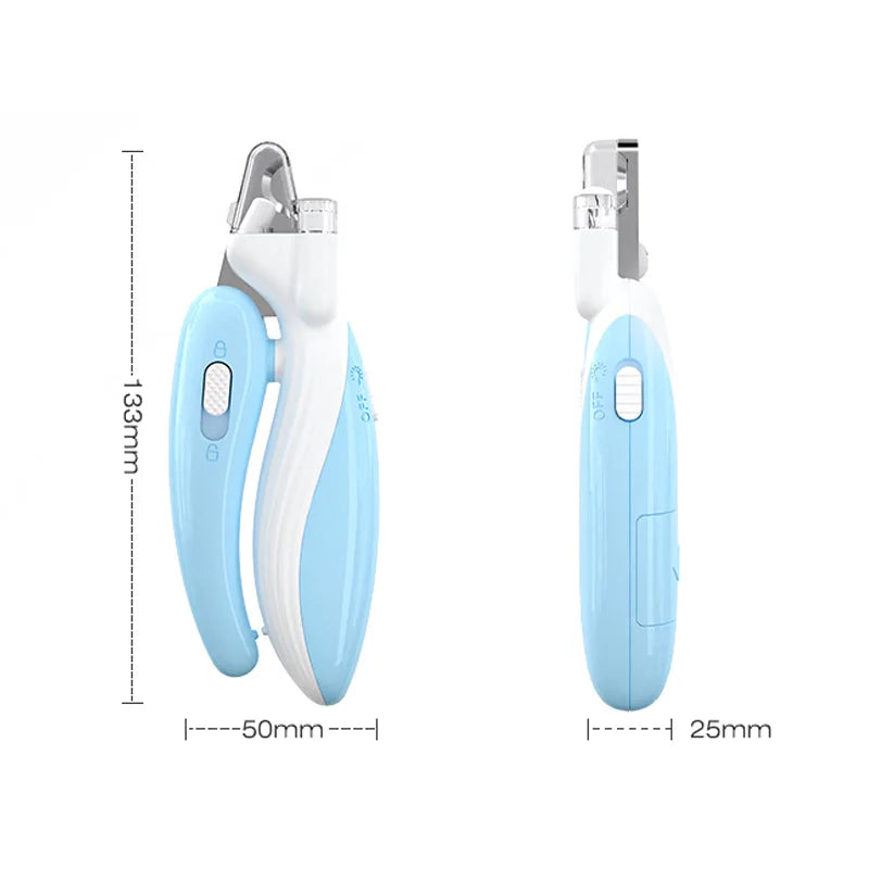 Cortador de Unhas Profissional para Pets com Luz LED
