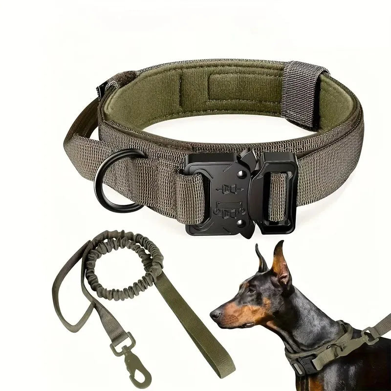 Coleira Tática Militar para Cães