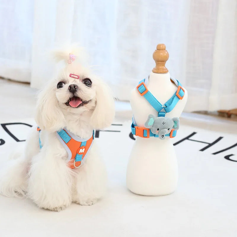 Kit Peitoral e Guia para Cães Pequenos e Médios