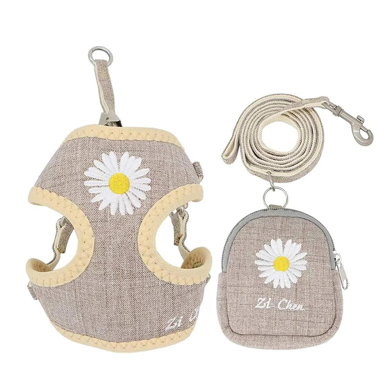 Kit Peitoral e Guia para Cães Pequenos