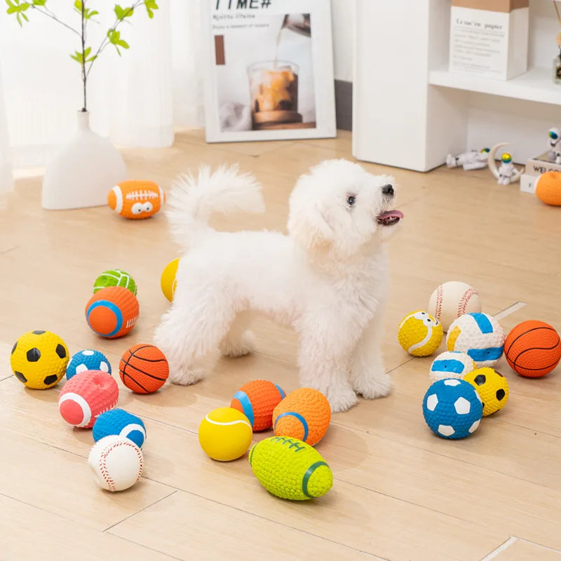 Kit de Bolinhas de Látex para Cães