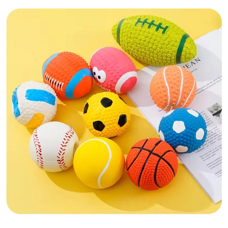 Kit de Bolinhas de Látex para Cães