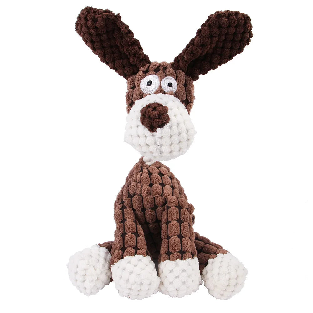 Brinquedo de Pelúcia para Cães - Macaco e Porquinho