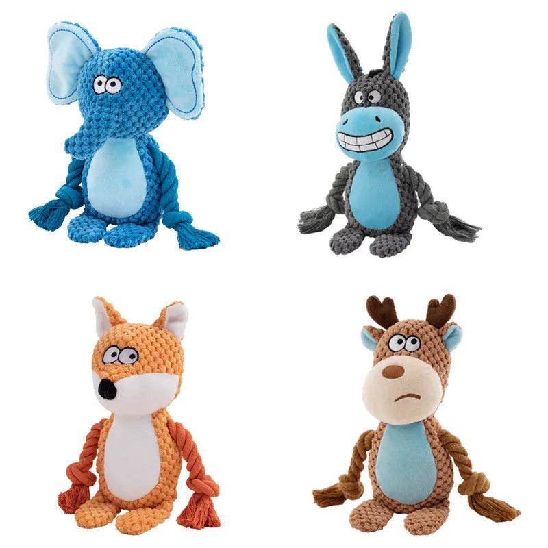 Brinquedo de Pelúcia com Apito para Cães