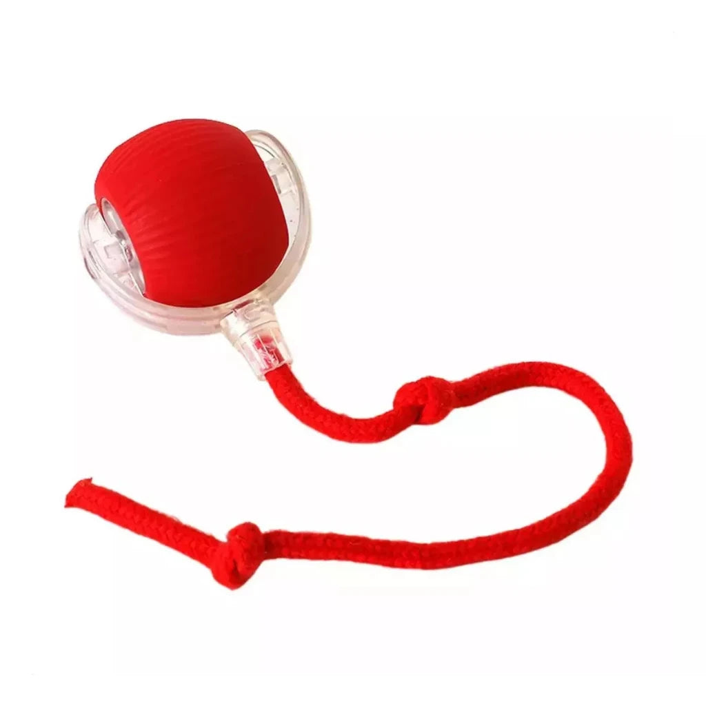 Bola Interativa Inteligente para Gatos - Sensor de Toque, Luzes e Som, Recarregável USB-C