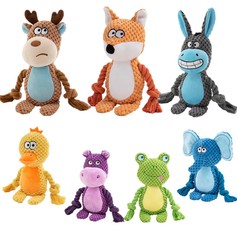 Brinquedo de Pelúcia com Apito para Cães