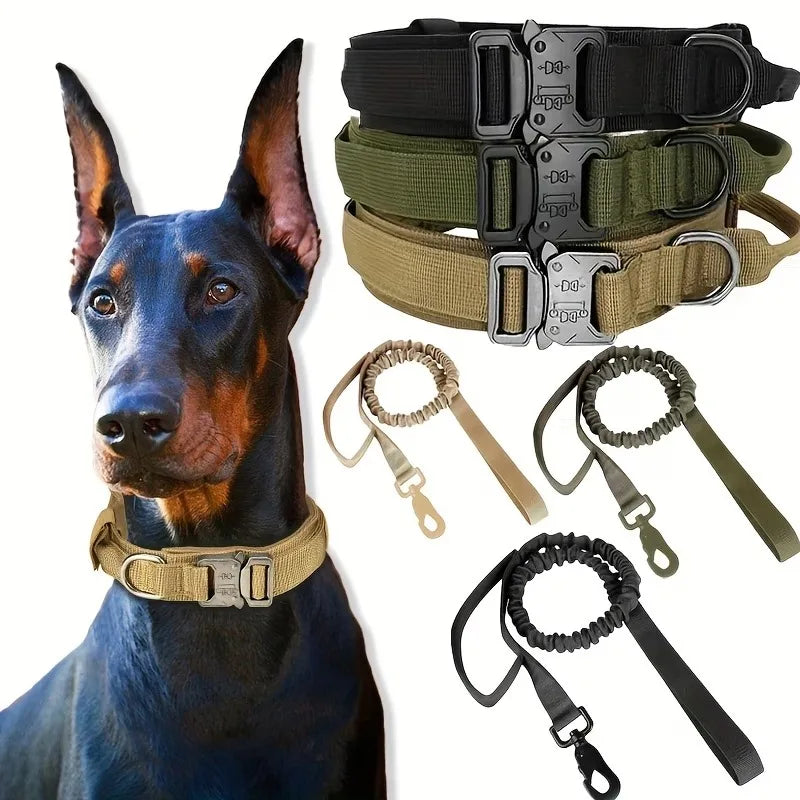 Coleira Tática Militar para Cães