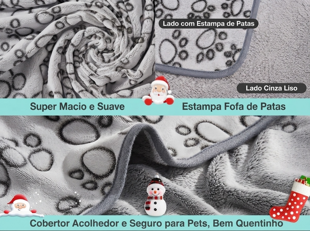 Manta Premium Macia para Cães e Gatos
